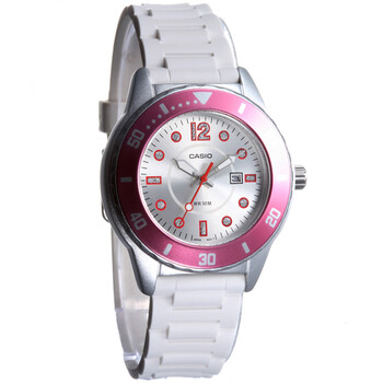 卡西欧 casio 女士石英手表 ltp-1330-4a1 经典简约时尚运动白色表盘