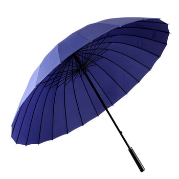
                                        
                                                            美度 24骨超大男士商务长柄晴雨伞 M5003蓝色                