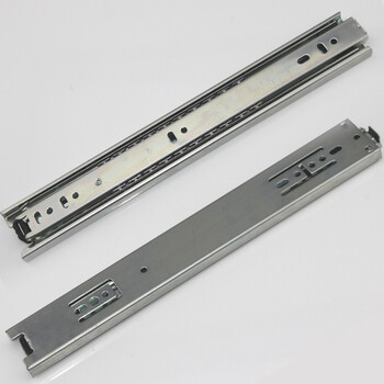 三折滑轨 3折导轨 三节抽屉静音滑轨 抽屉导轨 衣柜导轨 衣柜滑轨