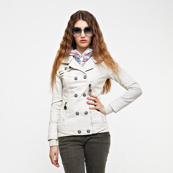 kama卡玛 女士时尚印图无袖圆领无边t恤6405501 浅粉色 s