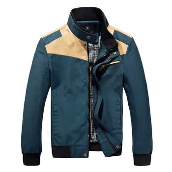 2012冬季新款 东方龙韩版商务休闲夹克 男士合身时尚 lhb602 深蓝色