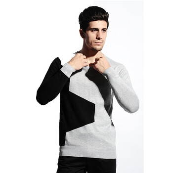 拓荒者男装 男士 2012秋装新款 简约时尚 海魂 针织 毛衫w22-132# 浅