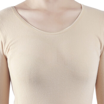 爱の优体 莫代尔棉 加厚毛圈塑身美体保暖内衣套装 3色可选 肤色 均码