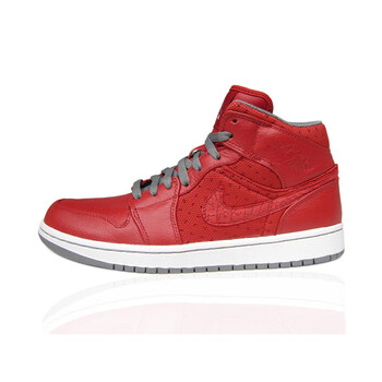 nike 耐克 airjordan aj 1 圣诞限量男式篮球鞋 364770 (028) 红色