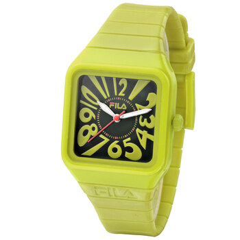 fila斐乐 清晰细致刻度简约条纹儿童手表 意大利时尚可爱卡通男孩女孩