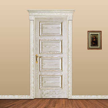 美梅利斯 欧式实木复合烤漆门 带单面门楣 木门 室内门 套装门 烤漆门