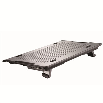 酷冷至尊（CoolerMaster） A200 笔记本散热器 （双14CM风扇/纯铝金属拉丝面板/双USB/电脑组件）