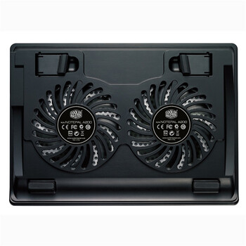 酷冷至尊（CoolerMaster） A200 笔记本散热器 （双14CM风扇/纯铝金属拉丝面板/双USB/电脑组件）