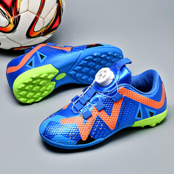 季回力休儿童足球鞋男童2023新款训练碎钉小学生跑步运动鞋中大童草地