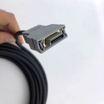 靳拓 适配发那科电机电源线A660-2005-T505 T506编码器信号反馈线 弯插头5米