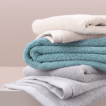 1号会员店（One's Member）埃及长绒棉毛巾纯棉洗脸巾A类 加厚不掉毛 3条装 120g 34*76cm