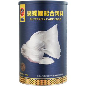 海豚锦鲤鱼饲料育成胚芽鱼食蝴蝶鲤增色增白鱼粮海豚蝴蝶鲤饲料380g 图片价格品牌报价 京东