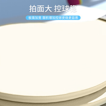 杜威克 板羽球加厚板三毛球带拍毽子球拍成人儿童羽拍球套装 配10个球 