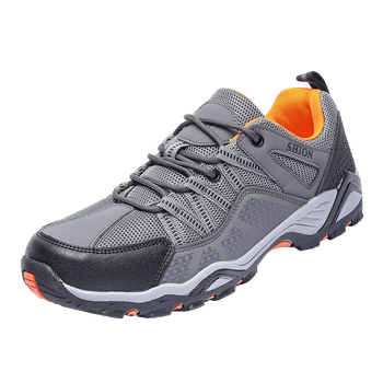 足力健健康老人鞋秋季新款登山徒步鞋大码情侣鞋轻便运动鞋户外休闲运