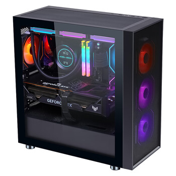 先马(SAMA)朱雀5 黑色 游戏电脑主机箱 玻璃侧透/宽体五金/独立电源仓/支持长显卡/背线/360水冷/E-ATX主板 先马(SAMA)朱雀5 黑色 游戏电脑主机箱 玻璃侧透/宽体五金/独立电源仓/支持长显卡/背线/360水冷/E-ATX主板