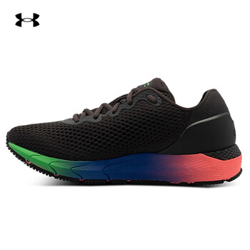 安德玛underarmourua安德玛女鞋跑步鞋2022春秋新款低帮轻便黑色休闲