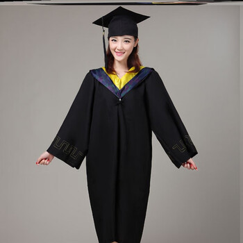 学士服黄色工科- 帽子 s码(155-168cm身高)