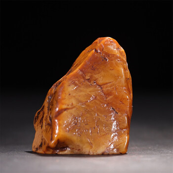 清   旧藏巨川款田黄印章  lot5394