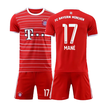 锐镖 足球服定制套装男拜仁球衣定制拜仁慕尼黑球衣罗本穆勒莱万球衣