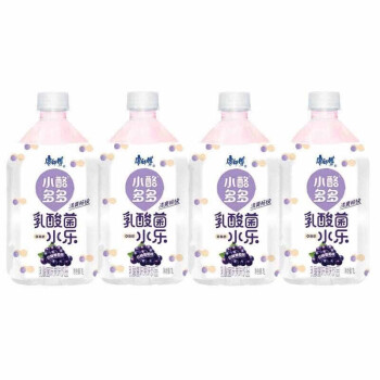 康师傅 小酪多多巨峰葡萄水乐饮料0脂乳酸菌饮品1l*4/8瓶装1000ml大