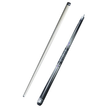 施奥德台球杆 黑八球杆美式中大头桌球杆九球杆1/2双节杆 紫霞13mm