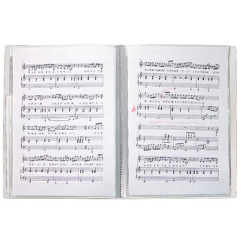 金得利乐谱夹 CF220白色钢琴谱夹册A4曲谱夹乐谱夹册乐曲谱夹歌谱夹谱子夹册乐谱册文件夹吉他谱夹册