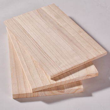 木板实木板材桐木板片定做尺寸原木隔层面板衣柜隔板分层板子 原木色