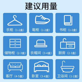 MISFIT除湿+香薰盒500ml*3盒装  衣柜干燥剂除湿吸湿抽湿盒防潮袋