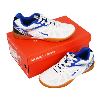 莹恋WINION严选 乒乓球鞋男款女 牛筋底防滑乒乓球运动鞋起点 白蓝41 莹恋WINION严选 乒乓球鞋男款女 牛筋底防滑乒乓球运动鞋起点 白蓝41