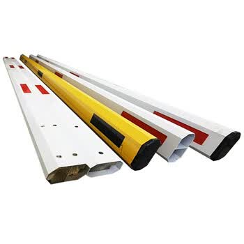 停车场道闸杆八角杆小区门禁起落杆铝合金门卫拦车栏杆直杆栅栏杆红白