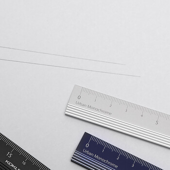 国誉(KOKUYO)都市印象学生高考铝制直尺(18cm)190×20.6×5mm银色 1个装 WSG-CLU18C 国誉(KOKUYO)都市印象学生高考铝制直尺(18cm)190×20.6×5mm银色 1个装 WSG-CLU18C