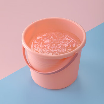 CHAHUA茶花 提水桶14.4L大号塑料桶洗衣泡脚桶洗车储水桶加厚拖把桶* CHAHUA茶花 提水桶14.4L大号塑料桶洗衣泡脚桶洗车储水桶加厚拖把桶*