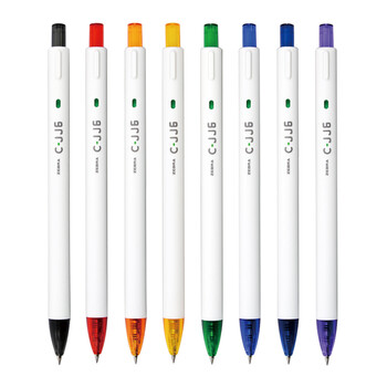 斑马牌（ZEBRA）【热门商品】虹彩按动中性笔 0.5mm签字笔 彩色学生绘画标注填色手账笔 C-JJ6 红色 单支装