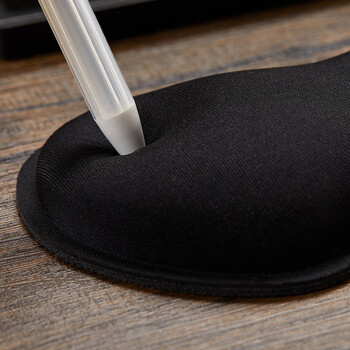 CAPERE(铠雷) 鼠标垫护腕 慢回弹手托手腕垫 电脑办公舒适腕垫手枕 黑色H231 160x85x23mm