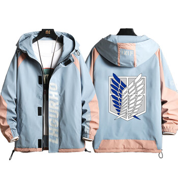 进击的巨人衣服动漫周边外套自由之翼夹克秋季男宽松二次元兵长女 自