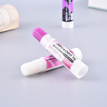 TANOSEE乐如诗 进口固体胶胶水胶棒颜色消失型黏贴胶学生手账手工课办公用品10g 3个装TS-IK10