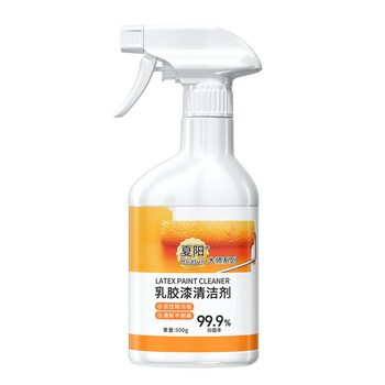 夏阳（XIAYANG）乳胶漆专用清洁剂500ml新房装修瓷砖腻子粉去除蜡涂料开荒保洁