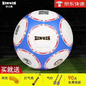 津吉斯ZINGIS 中考专用足球 学生足球  4号5号足球 耐磨 耐踢 标准5号F502+赠品