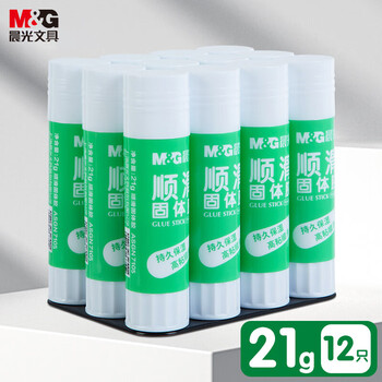 晨光（M&G）(M&G)21g高粘度顺滑PVA固体胶水胶棒快干耐用学习手工胶棒办公用品ASGN7104 3个装