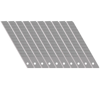 天章（TANGO）小号美工刀片加厚合金钢10片/盒壁纸刀裁纸刀替换刀片 手工刀子 办公用品文具