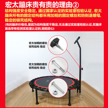 宏太(HongTai)蹦蹦床成人儿童家用健身房蹦床儿童娱乐跳跳床健身器材 宏太(HongTai)蹦蹦床成人儿童家用健身房蹦床儿童娱乐跳跳床健身器材