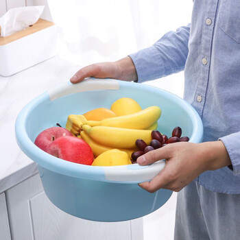 京惠思创双耳脸盆39cm单只装加厚加深洗脸盆耐摔家用泡脚塑料洗菜盆随机色 京惠思创双耳脸盆39cm单只装加厚加深洗脸盆耐摔家用泡脚塑料洗菜盆随机色