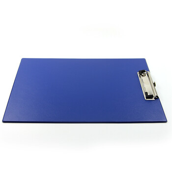 天章办公(TANGO)A4书写板夹/垫板/文件板夹/报告夹/菜单夹PVC全包胶书写垫板/蓝色1个
