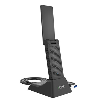 翼联（EDUP）1900兆大功率电竞USB3.0无线双频网卡-夜鹰 信号增强 台式机电脑笔记本WIFI接收器EP-AC1675