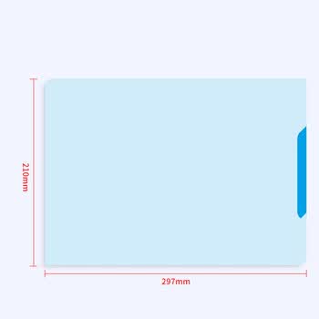 西玛（SIMAA）A4彩色空白凭证纸单据80g 297×210mm 打印复印纸 空白单据 200张/包（蓝）SJ105B
