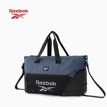 锐步防泼水大容量健身运动包可拆卸肩带多场景通勤旅行包 蓝色