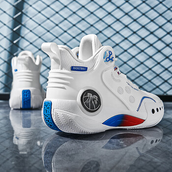 浓境幻影3篮球鞋男款2023新款实战4学生球鞋男大童秋季运动鞋 白色 38