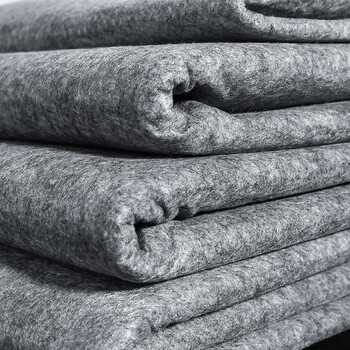 【全网低价】荣宝斋 书画毛毡垫 加厚初学者学生写毛笔字垫布 练字文房书法国画专用 化纤毛毡 灰色80*130