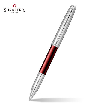 sheaffer宝珠笔 签字笔 签名笔高端轻奢商务练字笔男女定制刻字礼盒伴手礼 100系列 半透红珐琅