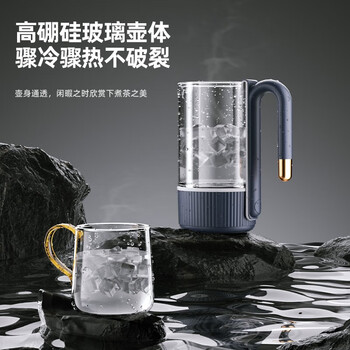 迈卡罗（Macaiiroos）一体养生壶 暖杯分区智能控温 电热煮茶器双壶保温壶 MC-YS06B